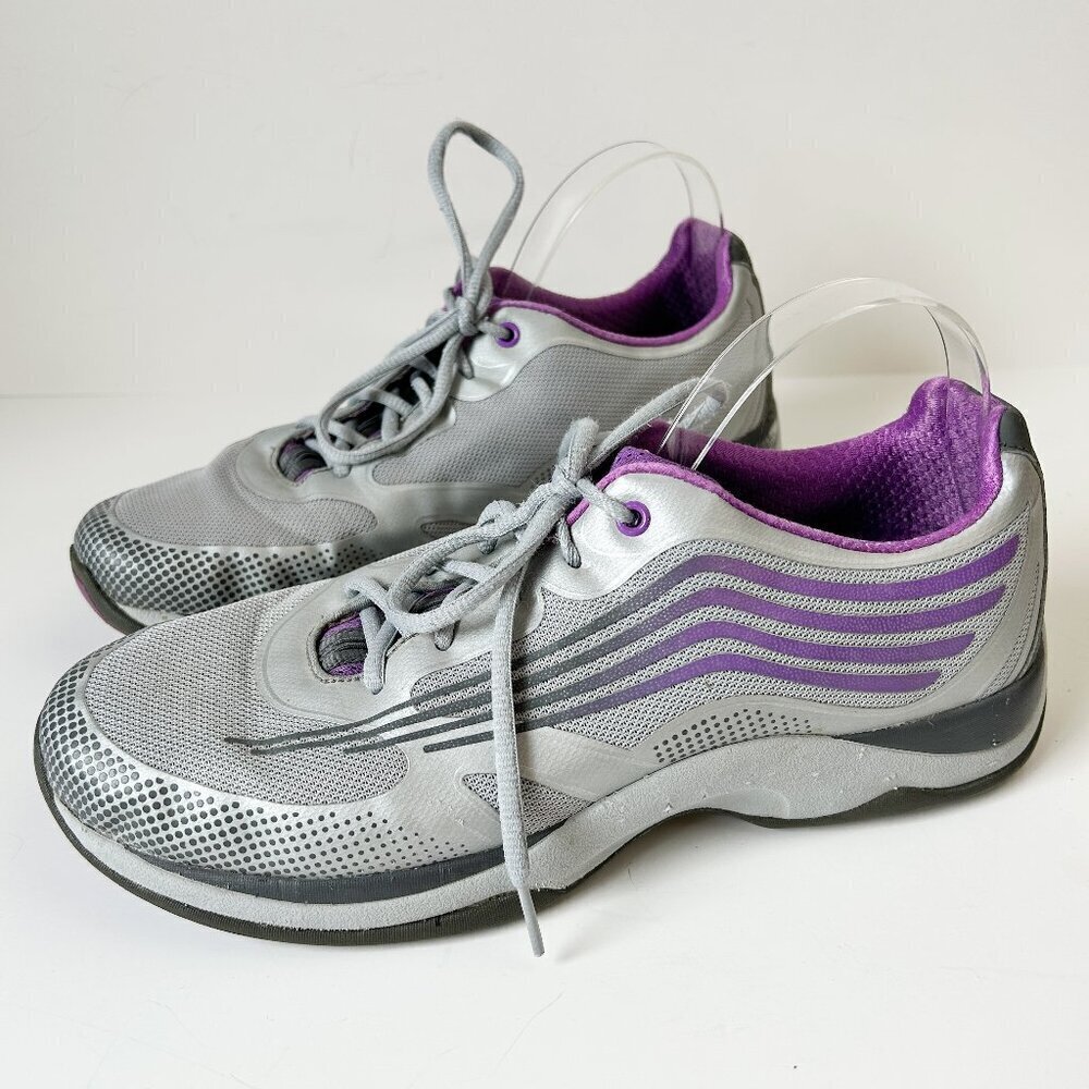 Dansko Shoes Gray Purple Samantha Running Sneakers Comfort US 11.5-12 42